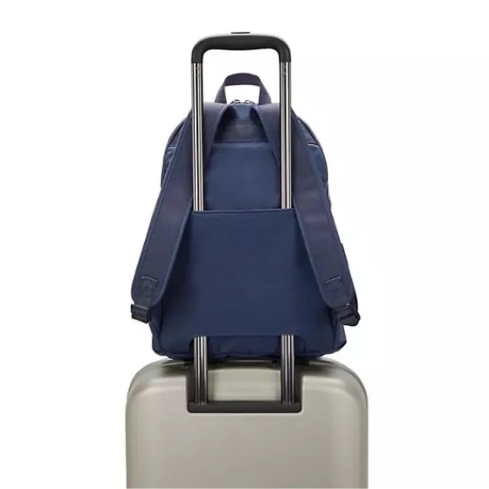 NEW Kipling Delia Nylon Backpack Endless Blue